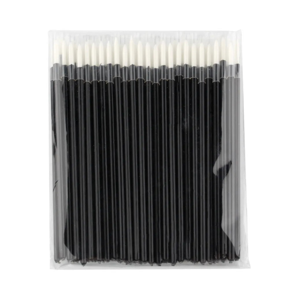 Kit 100/200 Pincéis Descartáveis para Maquiagem e Nail Art