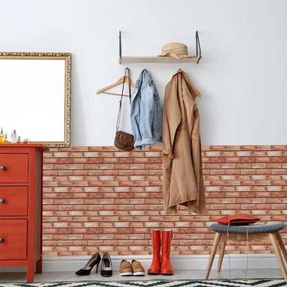 Kit com 10 Adesivos de Parede 3D em PVC Autoadesivos para Decoração