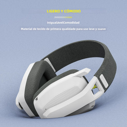 Headset Gamer BINNUNE BW06 Sem Fio 2.4G/Bluetooth com Microfone para PC, PS5, PS4 e Mac