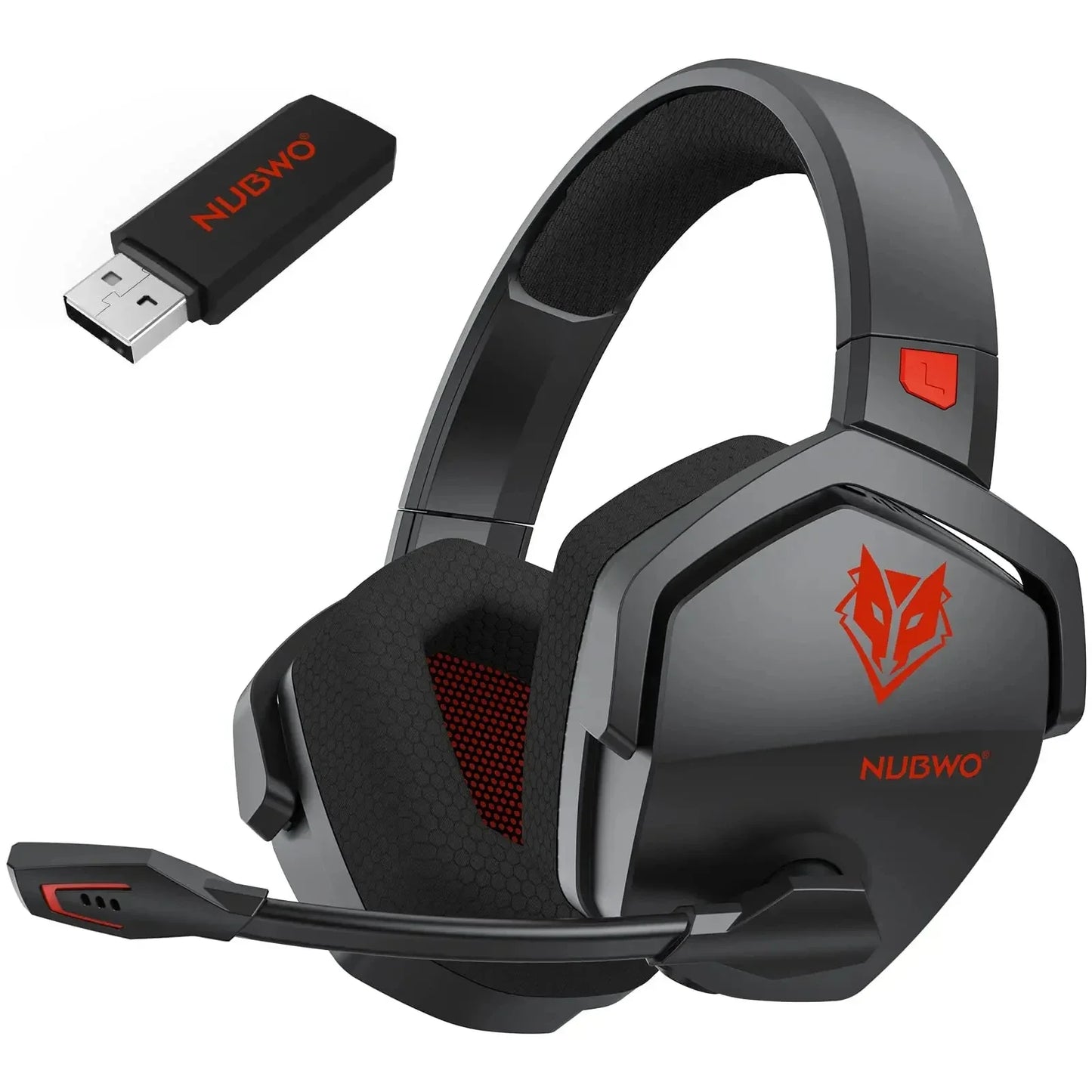 Headset Gamer NUBWO G06 Sem Fio com Base de Carregamento