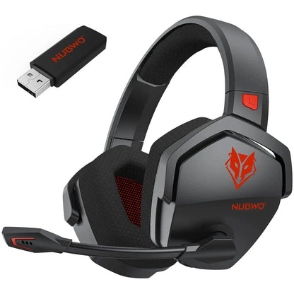 Headset Gamer NUBWO G06 Sem Fio com Base de Carregamento